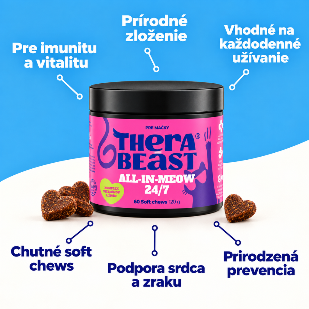Komplex vitamínov a živín pre mačky na každý deň