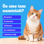 Podpora močových ciest a obličiek pre mačky